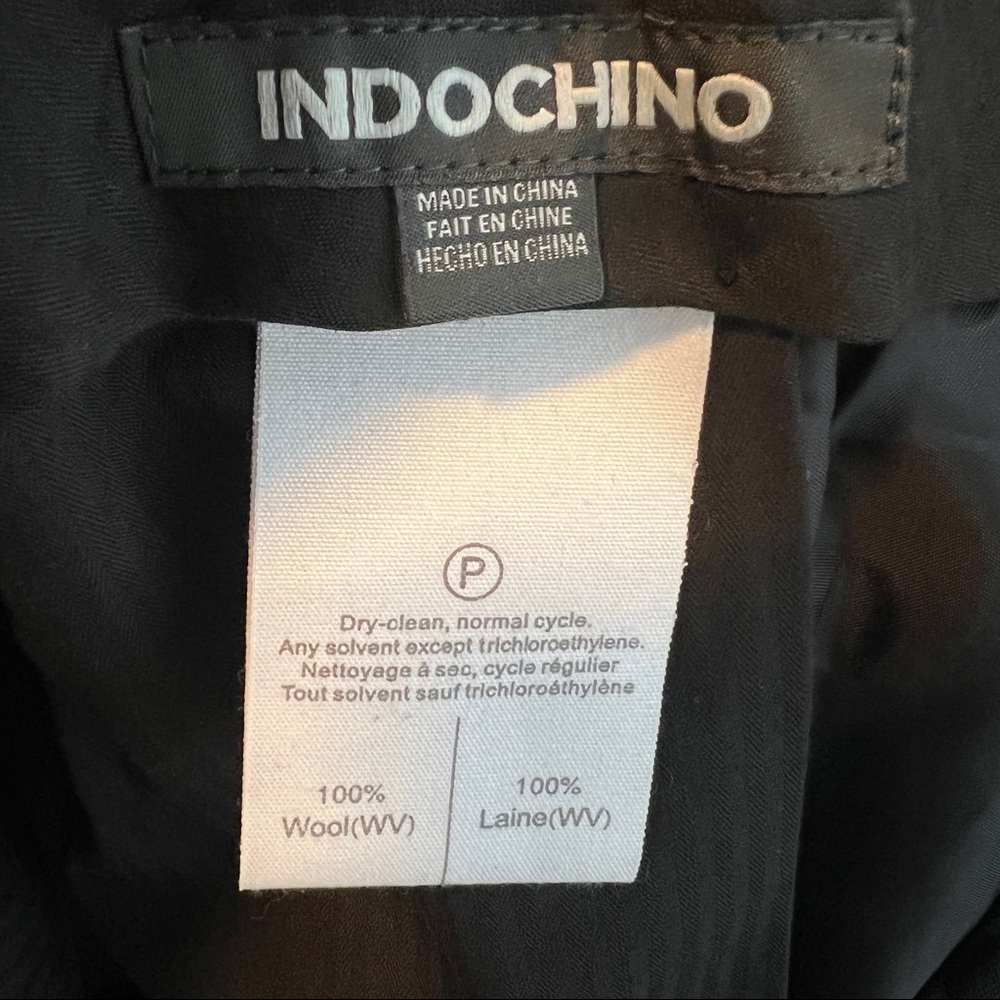 Indochino Black Dress Pants Wool NWT - Picture 5 of 8